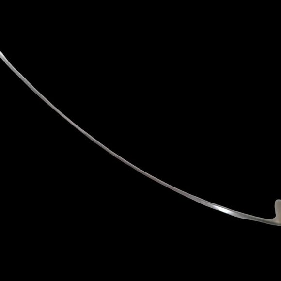 Sterling Silver Chain with one Pearl  10" Long - Picture 4 of 7